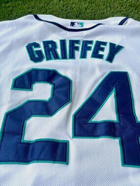 Mitchell & Ness Ken Griffey Jr. Seattle Mariners Retro Jersey MLB Sz L Men